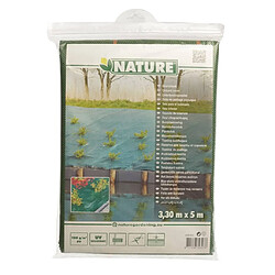 Avis Nature Bâche de sol de contrôle des mauvaises herbes 3,3x5 m Vert