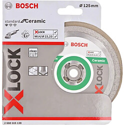 Disques à tronçonner diamantés Bosch XLOCK Standard for Ceramic