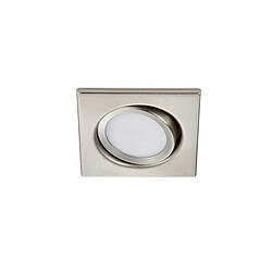 Lumière Downlight Encastrable Carré Moderne Nickel Mat 3000K