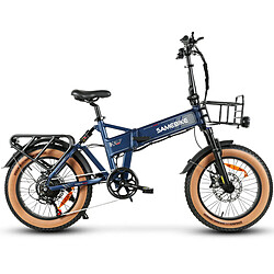 Acheter SAMEBIKE XWLX09-II Vélo électrique - moteur 1000W batterie 48V15AH autonomie 65KM frein à disque hydraulique - Bleu