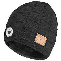 Universal Bluetooth 5.0 bonnet tricoté Extérieur Nuit Running Nuit Pêche LED Bluetooth Bonnet 