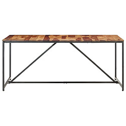 vidaXL Table à manger 180x90x76 cm Bois massif