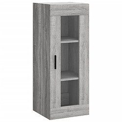 Maison Chic Armoire murale,Meuble de Rangement pour salon,cuisine sonoma gris 34,5x34x90 cm -MN17326