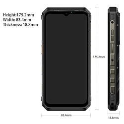 Acheter Yonis Smartphone Robuste Avec Caméra Thermique 108MP