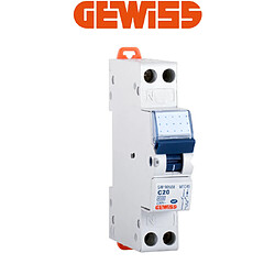 Gewiss - Disjoncteur 1P+N 20A