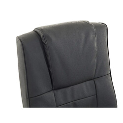 Beliani Fauteuil massant Noir DIAMOND pas cher