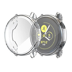 Avis Wewoo Boîtier de montre Pour Samsung Active Watch - Housse de protection en TPU à couverture totale Transparent