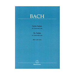 Barenreiter Suites 6 BWV1007-1012 - Violoncelle