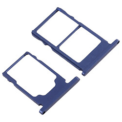 Acheter Wewoo Tiroir pour carte SIM Plateau SIM + SIM + Micro SD Nokia 5.1 TA-1075 Bleu