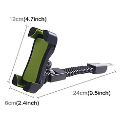 Avis Wewoo Pour 3.5-6.5 pouces Téléphone Mobile vert Universel 360 Degrés Rotation Libre ABS Support de de Moto Mountain Bike de Navigation GPS / Titulaire