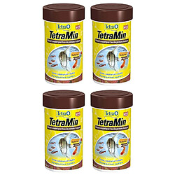 Aliment complet pour poissons tropicaux Tetramin (Lot de 4).