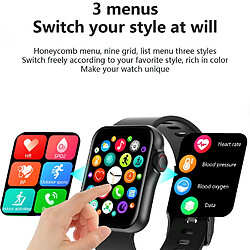 Yonis Smartwatch 1.7' HD NFC Paiement IP67 Multilingue