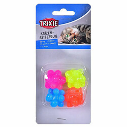 Jouet pour chien Trixie Bubble Multicouleur Multi Caoutchouc Plastique Intérieur/Extérieur (4 Unités) 