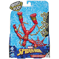 Hasbro Figurine articulée Spider-Man Bend and Flex Iron Spider de 15 cm avec Accessoires 