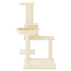 Acheter Arbre à chat avec griffoirs,niche pour chat en sisal Crème 95 cm -MN78413