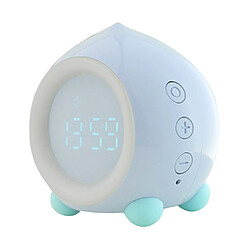 Acheter Numérique LED Réveil Date Thermomètre Snooze Bluetooth App Control Bleu