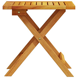 Avis vidaXL Table d’appoint de jardin 40x40x40 cm bois d'acacia massif