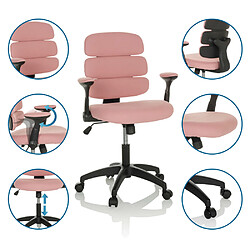 Avis Chaise pivotante pour des enfants KID ERGOLINO B Rose hjh OFFICE