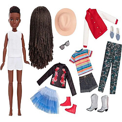 CREATABLE WORLD Kit complet cheveux noirs tresses - GGG55 - Poupee Mannequin - 6 ans et +