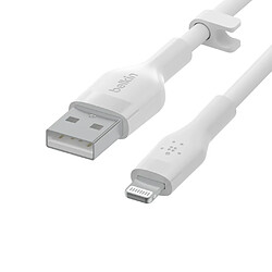 Belkin CAA008BT1MWH câble USB 1 m USB A USB C/Lightning Blanc