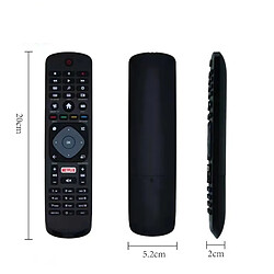 GUPBOO Télécommande YouTube Netflix Smart TV Remote pour Philips