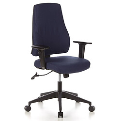 Siège de bureau / Siège pivotant PRO-TEC 100, tissu marron foncé hjh OFFICE