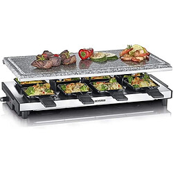 Avis Appareil à raclette 8 personnes 1500w + pierre à griller - rg2374 - SEVERIN