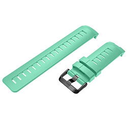 Wewoo Bracelet vert menthe pour les bracelets de montre Silicone verticaux Suunto Ambit3, largeur: 24 mm