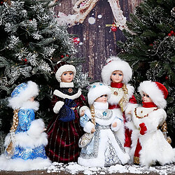 Universal 1 PCS Santa Doll Singing and Dancing Christmas Decorations