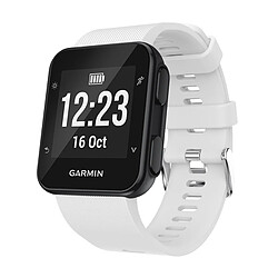 Wewoo Bracelet pour montre connectée Dragonne Sport en silicone Garmin Foreruuner 35 Blanc 