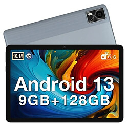 NC Tablette tactile DOOGEE T10E PC 10,1 pouce FHD 6580mAh batterie 9Go+128Go, 8MP Caméra, Double SIM, 4G GPS OTG, Android 13 - Gris