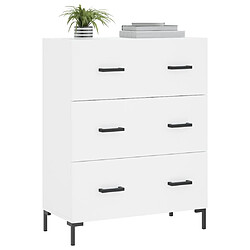 Avis Maison Chic Buffet,Meuble de Rangement,commode pour salon,Cuisine blanc 69,5x34x90 cm bois d'ingénierie -MN23653