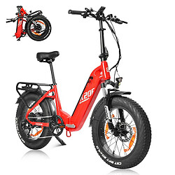 Acheter Vélo électrique KAISDA, pneus 20*4.0 pouces, moteur 25OW, batterie 36V 25Ah, vitesse maximale 25km/h, K20F - Rouge