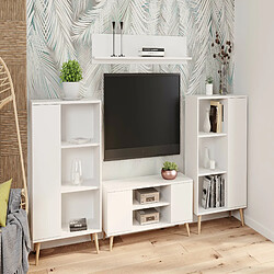 HT MEUBLES Meuble TV style scandinave FLINT TV