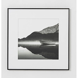 Acheter Pegane Ensemble de 2 tableaux imprimés de 2 paysage noir et blanc avec un cadre en bois noir- Longueur 100 x Profondeur 4 x Hauteur 50 cm