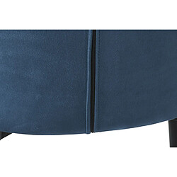 Tabouret DKD Home Decor 47 x 58 x 96,5 cm Métal Polyester Blue marine pas cher