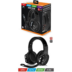 Spirit of Gamer CASQUE GAMER Audio Sans Fil 7.1 Surround Pro Gamer – LED - Simili Cuir - 12H Autonomie - PC / MAC /PS5/ XBOX ONE SWITCH