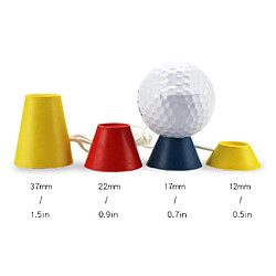 5pcs Tees de Golf Plastique Etape ,Incassable Durable avec 4pcs Jumbo Caoutchouc d'Hiver Golf Tees pas cher