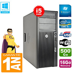 PC Tour HP WorkStation Z210 I5-2400 RAM 16Go Disque 500Go Graveur DVD Wifi W7 - Occasion