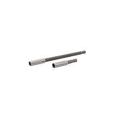 Silverline Lot de 2 porte-embouts de vissage 60 et 150 mm 436745 Lot de 2 porte-embouts de vissage 60 et 150 mm SILVERLINE 436745