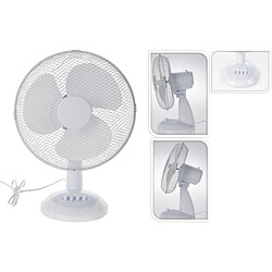 Ventilateur de Bureau Excellent Electrics EL9000160 Blanc