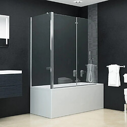 vidaXL Cabine de douche pliante ESG 120x68x130 cm