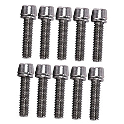 Acheter 10 Pièces Vis De Tige De Vélo Boulons De Vélo M5 / M6x20mm Boulon De Vélo De Montagne De Route M6