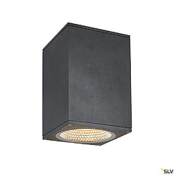 Plafonnier extérieur carré SLV ENOLA SQUARE avec LED intégrée - 14 x 14 x 22,3 cm