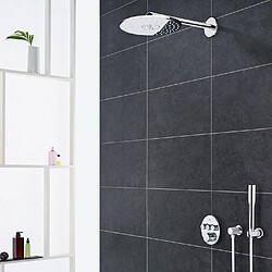 GROHE Set de douche encastré Rainshower 310 SmartActive 34705000 - Grohtherm SmartControl - Tete 2 jets - Economie d'eau - Chrome