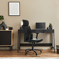 Chaise de bureau / fauteuil de direction PROVIDO I similicuir noir hjh OFFICE pas cher