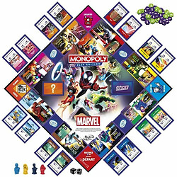 Jeu de société Hasbro Monopoly Flip Edition MARVEL pas cher