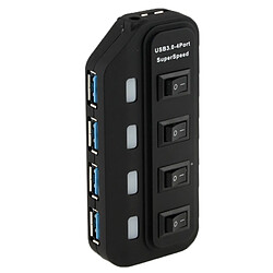 Wewoo Hub USB 3.0 4 Ports USB 3.0 HUB, Super Vitesse 5 Gbps, Plug and Play, Support 1 To