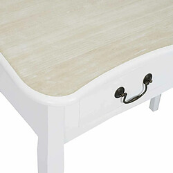 Avis Paris Prix Bureau 2 Tiroirs en Bois Victoria 90cm Blanc