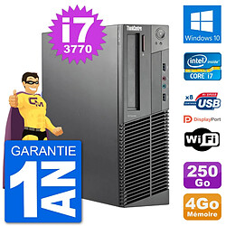 PC Lenovo M92p SFF Intel i7-3770 RAM 4Go Disque Dur 250Go Windows 10 Wifi · Occasion 